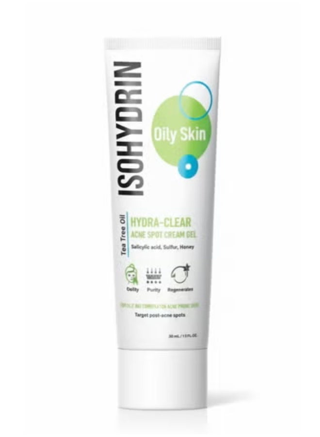 Isohydrin hydra-clear acne spot cream gel 50ml